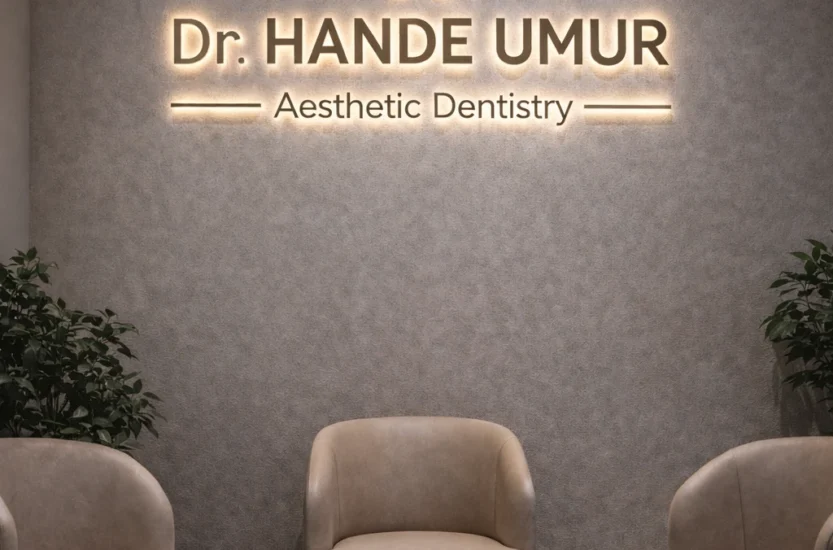 Dr. Hande Umur diş kliniği bekleme alanı_pilmedya