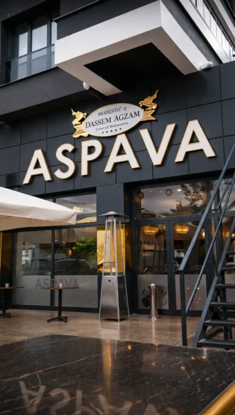 Modern restoran cephesi ve tabelası_pilmedya