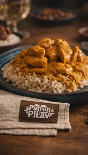 Patron Pilav ve tavuklu kurry_pilmedya