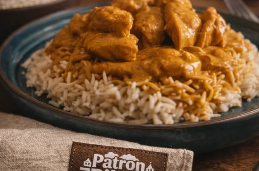 Patron Pilav ve tavuklu kurry_pilmedya