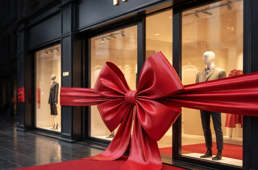 Şık bir İtalya butik vitrini_pilmedya