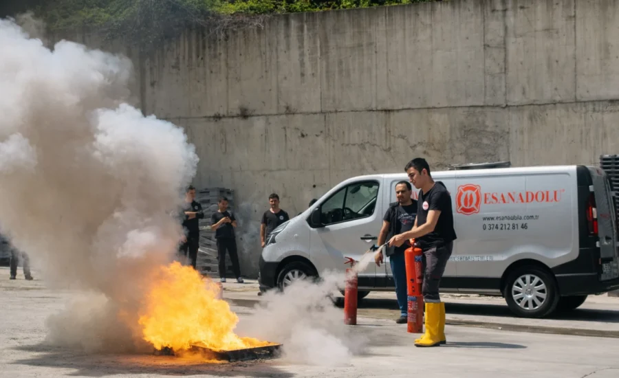 Yangın tatbikatı ve güvenlik eğitimi_pilmedya